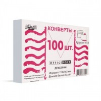 С6 114*162 декстрин OfficePost арт.1012/163086 100шт/уп  Конверт