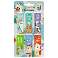 Закладки магнитные для книг, 6шт., MESHU 