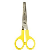 детские 115мм пластиковые ручки, безопасные закругленные лезвия, НККМ115, 24уп.Ножницы