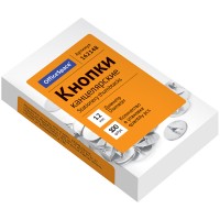 Кнопки канцелярские 12мм, 100шт., карт. упак., 162148, Спейс