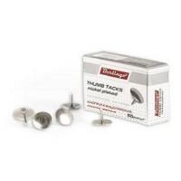 Кнопки никелированные Berlingo 50шт. к/к RN5010n 10шт/уп