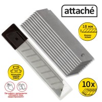 Лезвия д/ножа канц.(18мм)  Attache 20 шт/уп