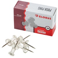 силовые 50шт силовые, 11мм, прозрачные к/к КС-50П Глобус