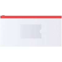 молнии А6 ЕВРО OfficeSpace, 255*130мм, 120мкм прозрачная, для ж/д и авиа билето, ZB6_1961 конверт на