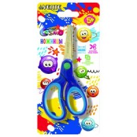 детские 13см deVente Cosmo, закругленные кончики лезвий, прорезиненные ручки, арт. 8010303  Ножницы