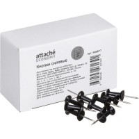 силовые ATTACHE 50шт/уп. черные Кнопки